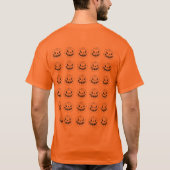 Halloween Pumpkin Faces T-Shirt (Rückseite)