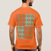 Halloween Pumpkin Faces T - Shirt (Rückseite)