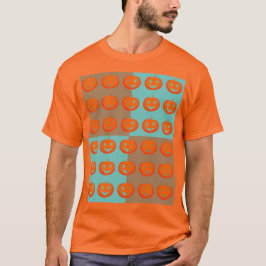 Halloween Pumpkin Faces T - Shirt
