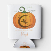 Halloween Pumpkin Fairy Design Dosenkühler (Rückseite)