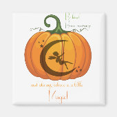 Halloween Pumpkin Fairy Design Magnet (Vorne)