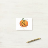 Halloween Pumpkin Fairy Design Post-it Klebezettel (Auf Schreibtisch)