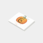 Halloween Pumpkin Fairy Design Post-it Klebezettel (angewinkelt)