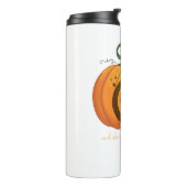 Halloween Pumpkin Fairy design Thermosbecher (Nach links gedreht)