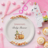 Halloween Pumpkin Fall Erntedank Kinderdusche Pappteller (Party)