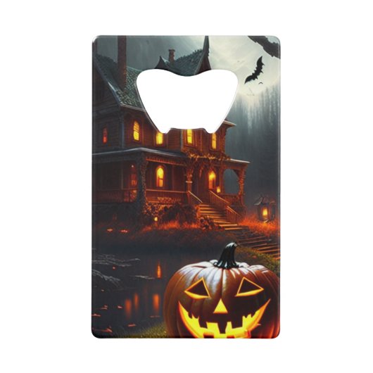 Halloween/Pumpkin/Fall Geldbeutel Flaschenöffner (Vorderseite)