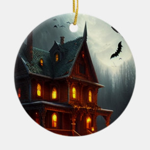 Halloween/Pumpkin/Fall Keramik Ornament