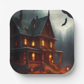 Halloween/Pumpkin/Fall Pappteller (Vorderseite)