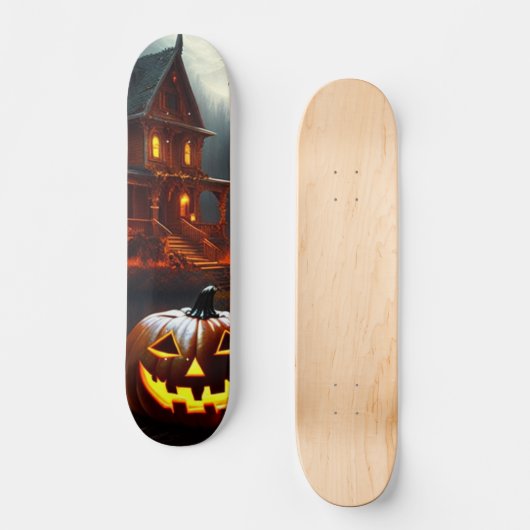 Halloween/Pumpkin/Fall Skateboard (Vorderseite)