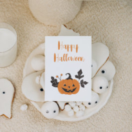 Halloween Pumpkin Feiertagskarte