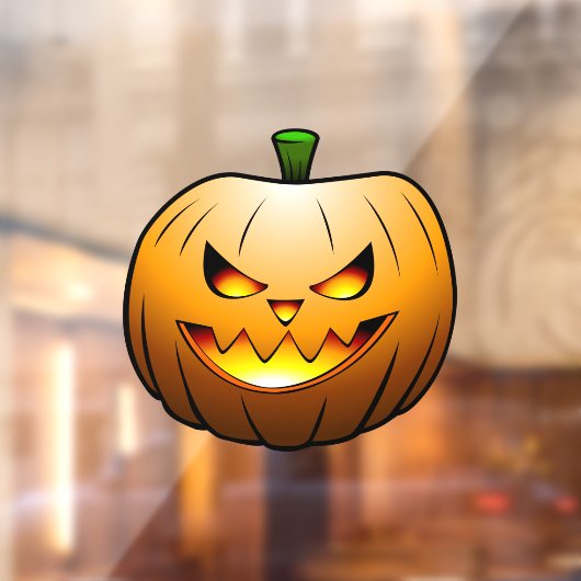 Halloween Pumpkin Fensteraufkleber (Blatt 2)