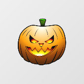 Halloween Pumpkin Fensteraufkleber (Blatt)