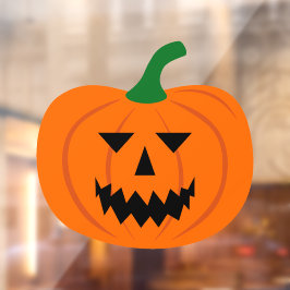 Halloween Pumpkin-Fensterklammer Fensteraufkleber
