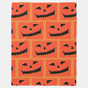 Halloween Pumpkin Fleecedecke