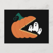 Halloween Pumpkin Funny Ghosts Boys Kids Postkarte (Vorderseite)