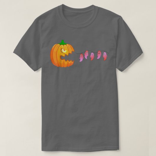 Halloween Pumpkin Funny Ghosts Boys Kinder Frauen  T-Shirt (Design vorne)