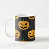 Halloween Pumpkin - Funny Pattern Kaffeetasse (Links)