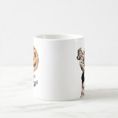 Halloween Pumpkin Funny Retro Orange Mines Bigger Kaffeetasse (Mittel)