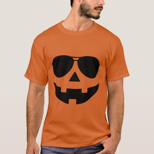 Halloween Pumpkin Funny T-Shirt (Vorderseite)