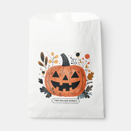 Halloween Pumpkin Fvor Bag Geschenktütchen (Vorderseite)