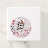 Halloween Pumpkin Geburtstagskreis Danke Tag Geschenkanhänger (Beispiel)