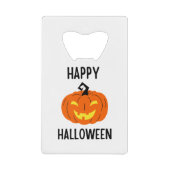 Halloween Pumpkin Geldbeutel Flaschenöffner (Vorderseite)