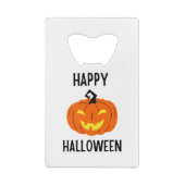 Halloween Pumpkin Geldbeutel Flaschenöffner (Rückseite)