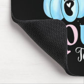 Halloween Pumpkin Gender Reveal He Or She Cousin T Mousepad (Ecke)