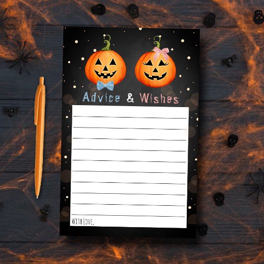 Halloween Pumpkin Gender Reveal Party Ratschläge