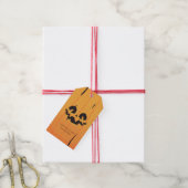 Halloween Pumpkin-Geschenk-Tag Geschenkanhänger (Mit Garn)