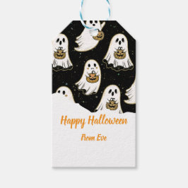 Halloween Pumpkin Geschenkanhänger