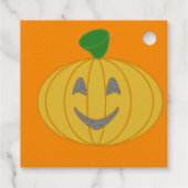 Halloween Pumpkin Geschenkanhänger (Rückseite)