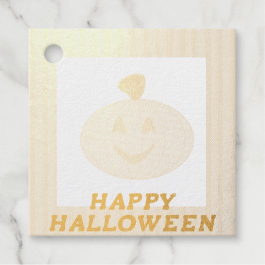 Halloween Pumpkin Geschenkanhänger (Vorderseite)