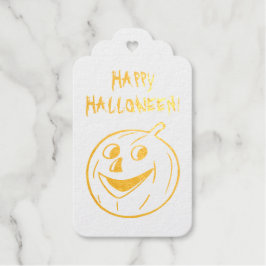 Halloween Pumpkin Geschenkanhänger
