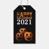 Halloween Pumpkin-Geschenketiketten Geschenkanhänger (Vorderseite)