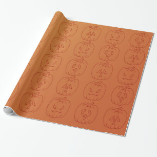 Halloween Pumpkin Geschenkpapier