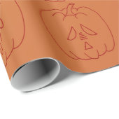 Halloween Pumpkin Geschenkpapier (Rolleneckpunkt)