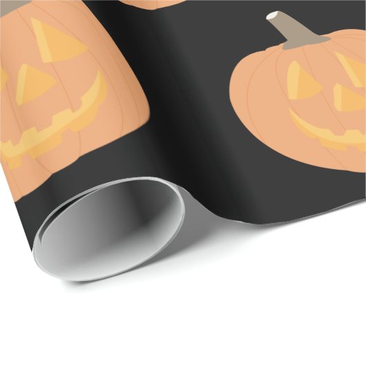 Halloween Pumpkin Geschenkpapier (Rolleneckpunkt)