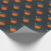 Halloween Pumpkin-Geschenkpapier Geschenkpapier (Ecke)