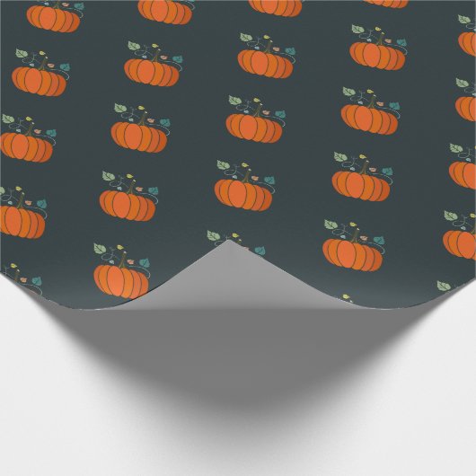 Halloween Pumpkin-Geschenkpapier Geschenkpapier (Ecke)