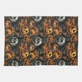 Halloween Pumpkin Geschirrtuch