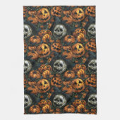 Halloween Pumpkin Geschirrtuch (Vertikal)