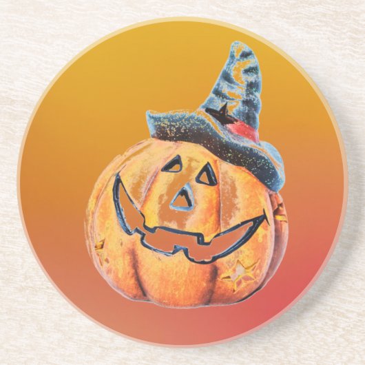 Halloween Pumpkin Getränkeuntersetzer (Vorne)