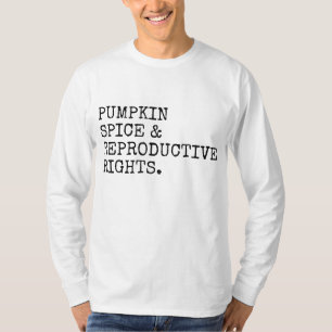 Halloween Pumpkin Gewürz und Reproduktionsrechte W T-Shirt
