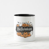 Halloween Pumpkin & Ghost Combo-Tasse Tasse (Zentrum)