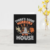 Halloween Pumpkin Ghost Es gibt einige Horror in d Karte (Gelbe Blume)