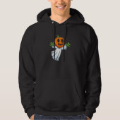 Halloween Pumpkin Ghost Hoodie (Vorderseite)