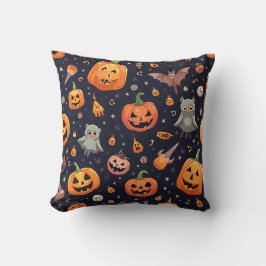 Halloween Pumpkin Ghost Pillow Cushion Kissen