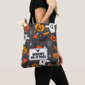 Halloween Pumpkin Ghost Spider Muster Tasche (Von Nahem)