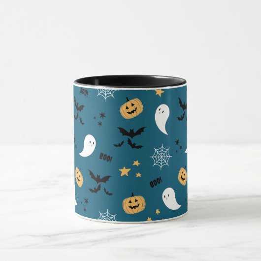 Halloween Pumpkin Ghost Tasse (Zentrum)